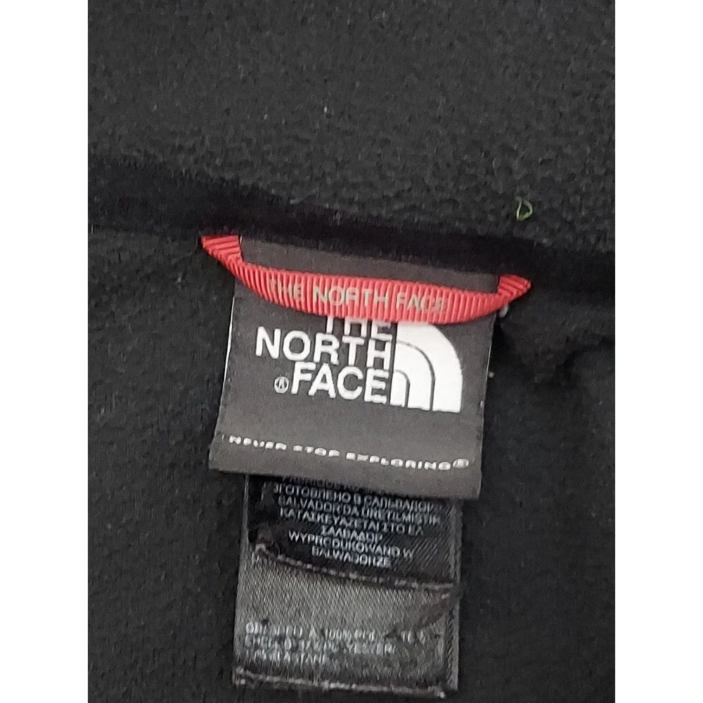North Face Fleece Pullover‎ Mens Large Black Flashdry 1/4 Zip Outdoor Zip Pocket